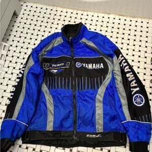 Yamaha Men's Blue and Gray Performance Jacket